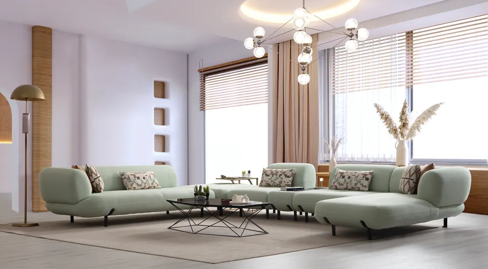 Manetti U Corner Sofa Set