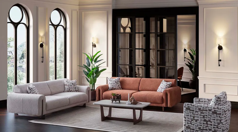 Malaga Modern Sofa Set