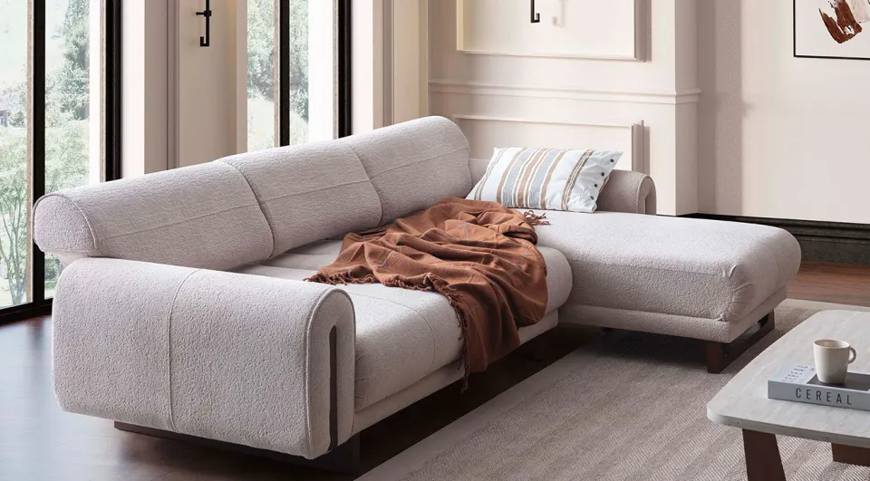 Malaga Modern Corner Sofa Set