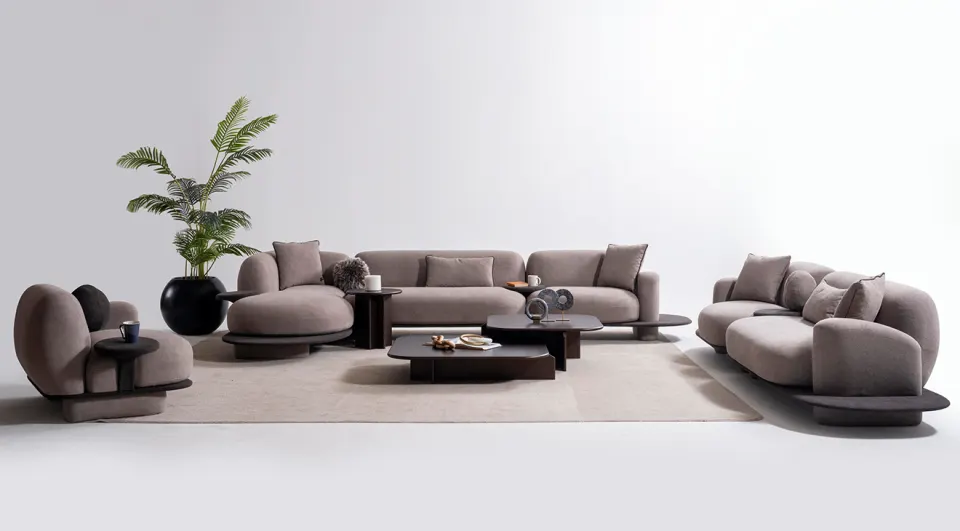 Bonbon Corner Sofa Set