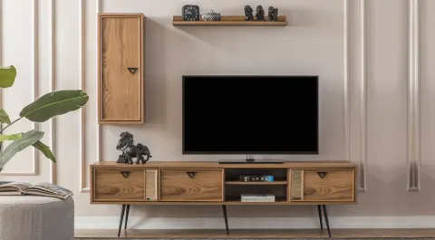 İlkem Metal Leg TV Unit