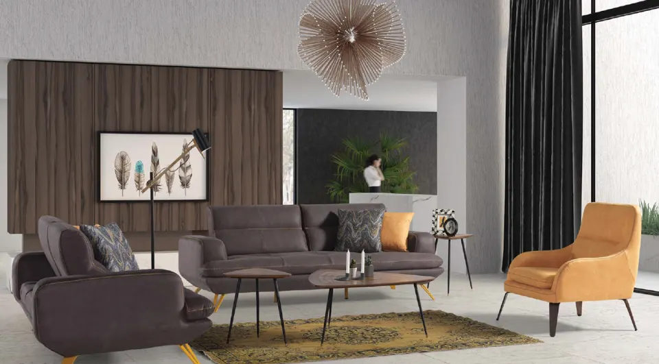 Mila Modern Sofa Set