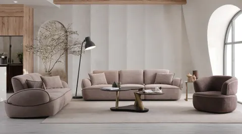 Evole Modern Sofa Set