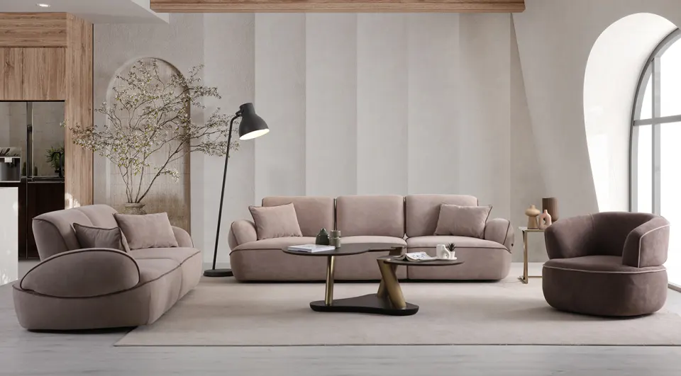 Evole Modern Sofa Set