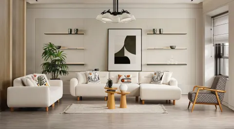 Buglem Corner Sofa Set