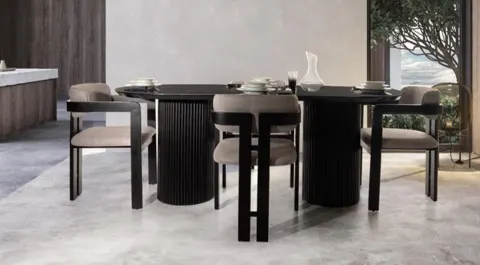 Jayne Marble Dining Table Set 