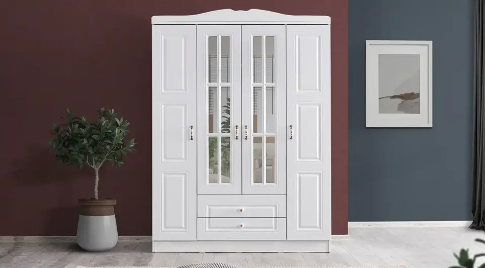 West 4 Door Wardrobe