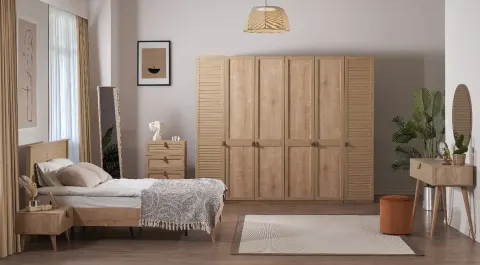 Mikanos 6-Door Bedroom Set 