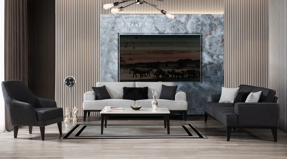 Pi  Modern Sofa Set