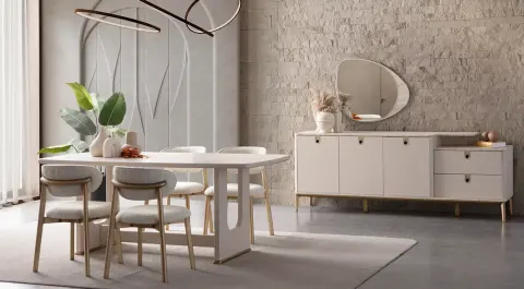 Cupra Moonstone Dining Room Set 