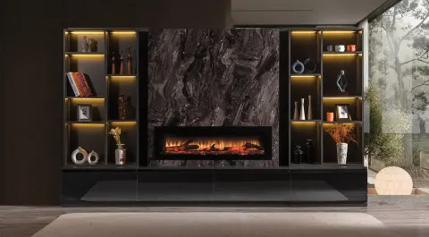 Arya Fireplace TV Unit