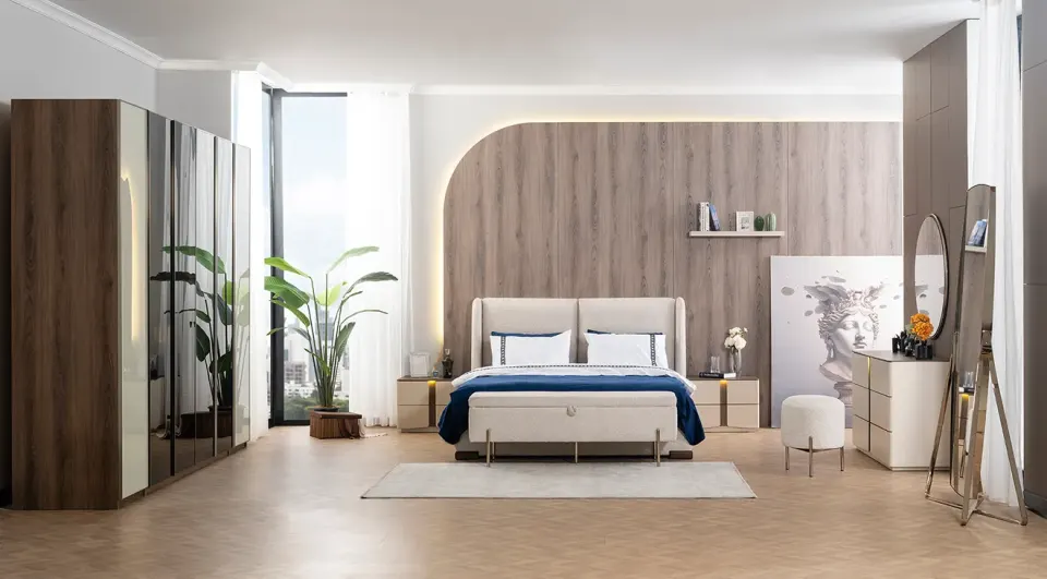 Maya 6 Door Bedroom Set