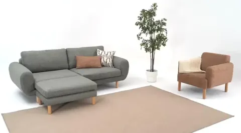 Timy Relax Bohemian Corner Sofa Set