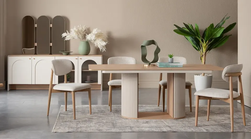 Milos Bohemian Dining Room Set