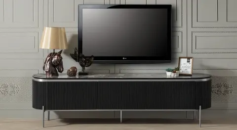 Tesla Anthracite TV Unit