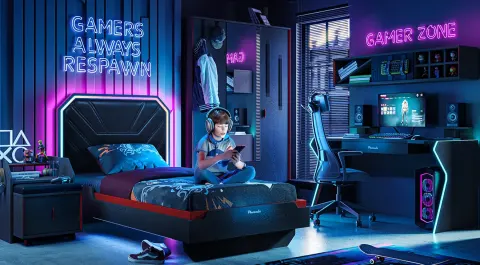 Phoenix Gamer Youth Room Set