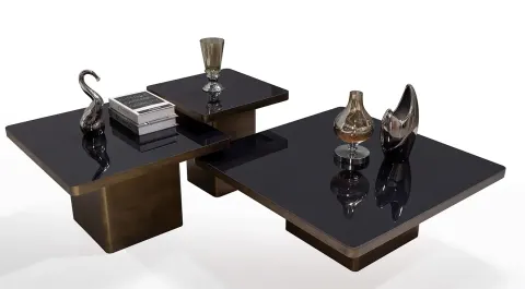 Lotus Metal Leged Coffee Table