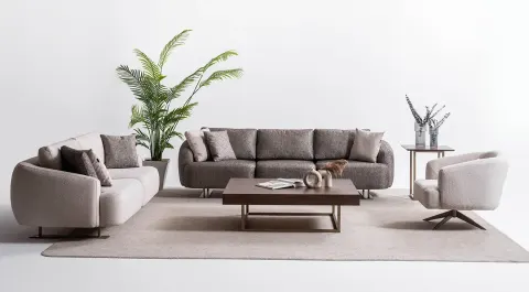 Lugano Modern Sofa Set