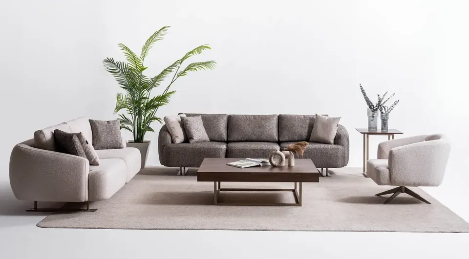 Lugano Modern Sofa Set