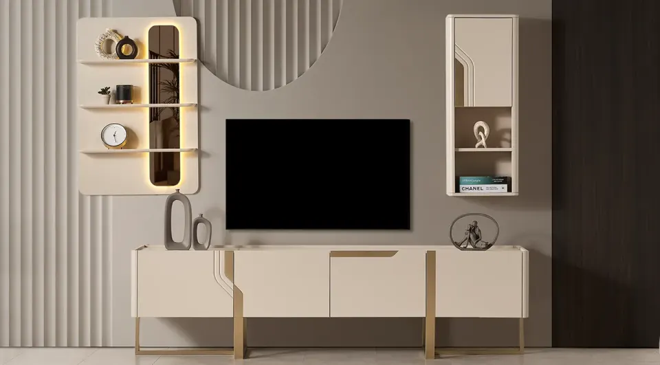 Guess Metal Leg TV Unit