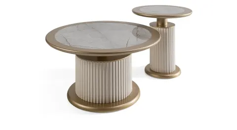 Lotus Walnut Coffee Table