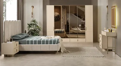 Miran 6 Door Bedroom Set
