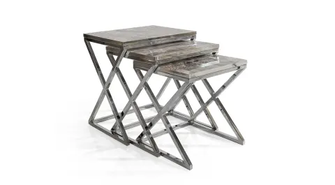 Pera Metal Legged Side Table