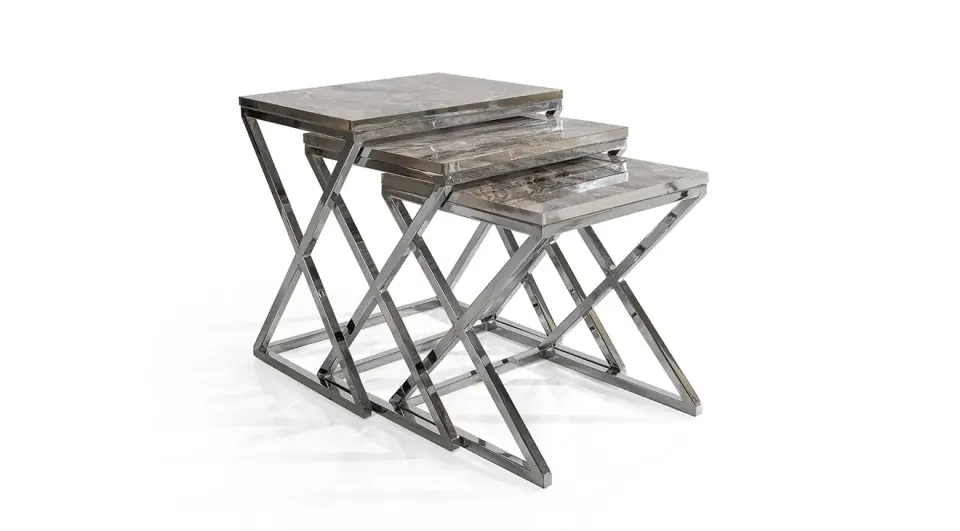 Pera Metal Legged Side Table