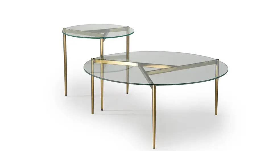 Naty Gold Metal Leg Coffee Table