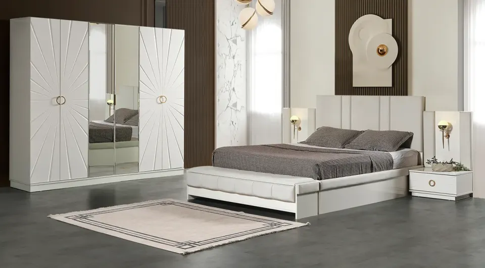 Gunes 6 Door Bedroom Set