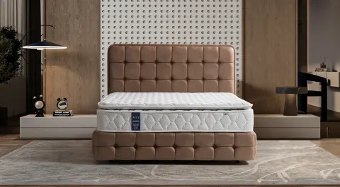 Amor Bed Base Headboard Set