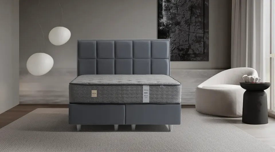 Flora Bed Base Headboard Set