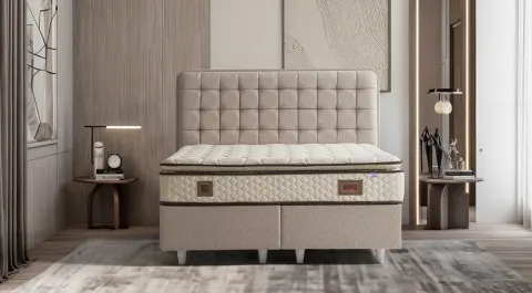Olden Bed Base Headboard Set