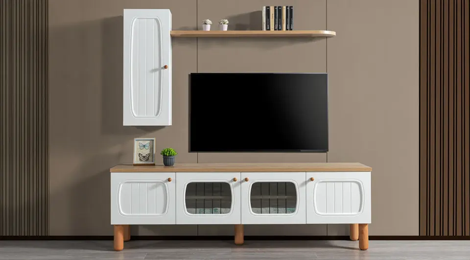 New Bohem Wooden Leg TV Unit