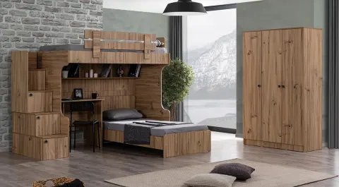 Viva Walnut Youth Room Set