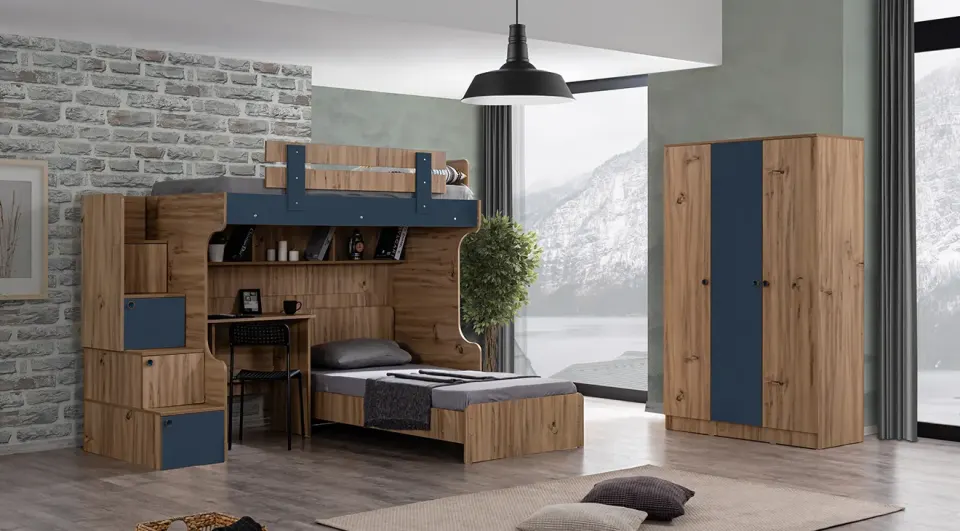 Viva Blue Youth Room Set