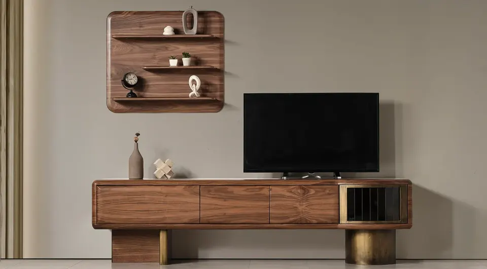 Pablo Walnut TV Unit