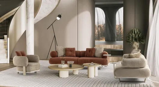 Product img 2, Maserati Metal Ayaklı Koltuk Takımı