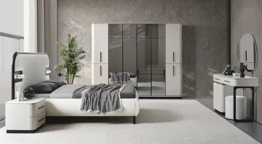 Destan 6-Door Modern Bedroom Set