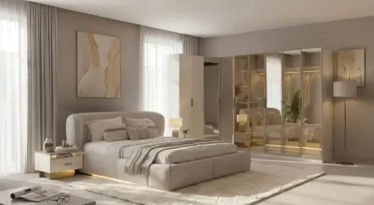 Product img 2, Teba Köşe Dolaplı Yatak Odası Takımı