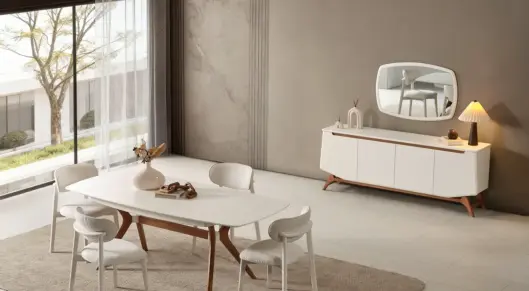 Product img 2, Beykoz Ahşap Ayaklı Yemek Odası Takımı