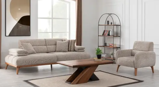 Product img 2, Monza Ahşap Ayaklı Yataklı Koltuk Takımı