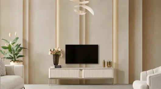 Solo Metal Ayaklı Modern Tv Ünitesi