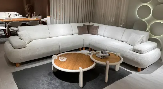 İnci Ahşap Ayaklı Modern Köşe Koltuk Takımı