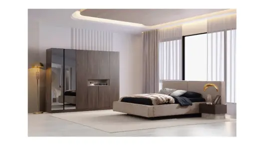 Product img 2, Asya 6 Kapaklı Modern Yatak Odası Takımı