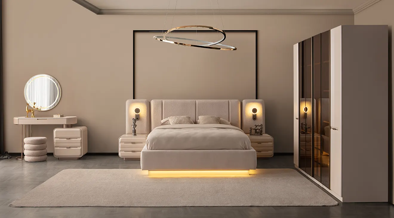 Product img 2, Pera 6 Kapaklı Modern Yatak Odası Takımı