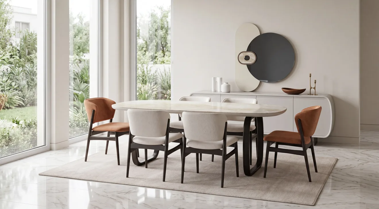 Halka Modern Yemek Odası Takımı