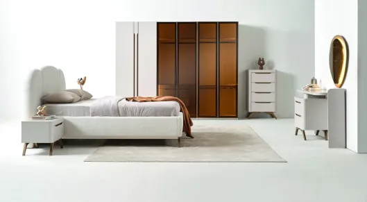 Luna Modern 6 Door Bedroom Set