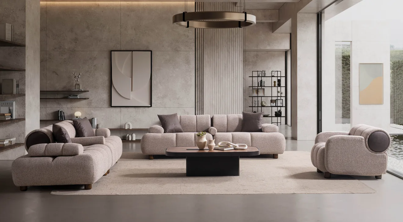 Monza Yataklı Modern Koltuk Takımı