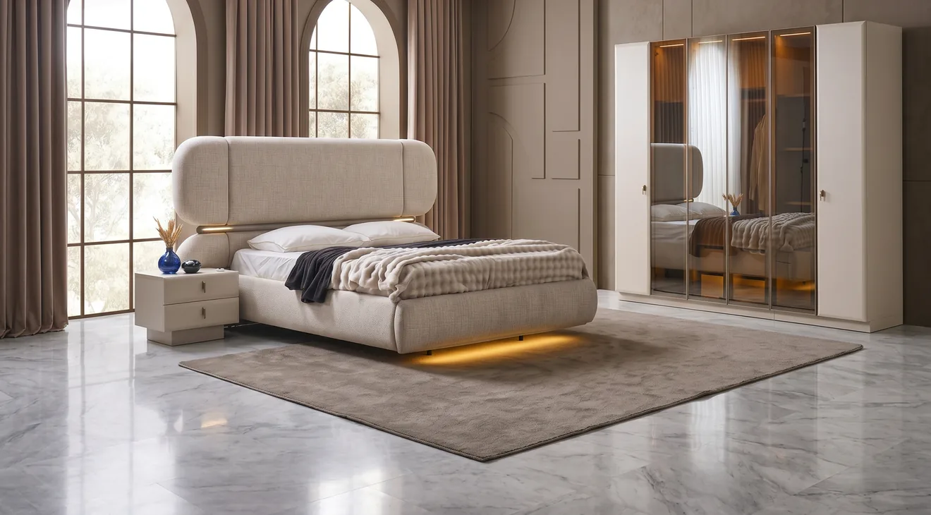 Product img 2, Bella 6 Kapaklı Modern Yatak Odası Takımı